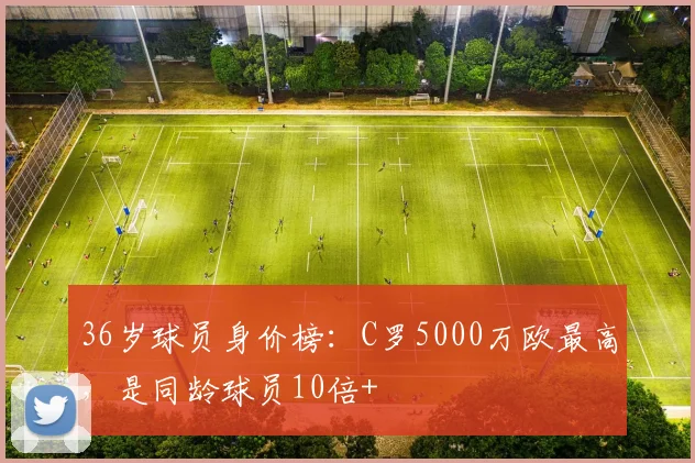 36岁球员身价榜：C罗5000万欧最高，是同龄球员10倍+