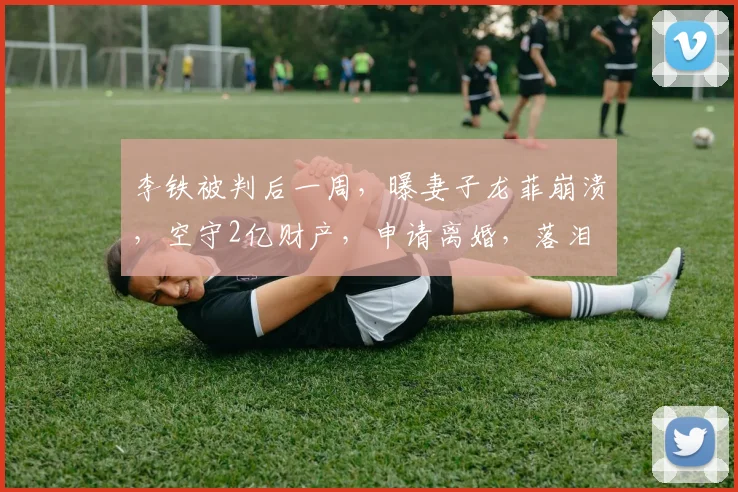 李铁被判后一周，曝妻子龙菲崩溃，空守2亿财产，申请离婚，落泪